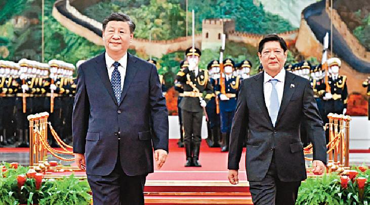 ■兩人就南海局勢交換意見。