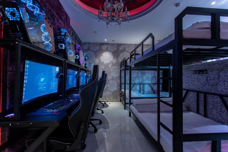 廈門的一家電競酒店。