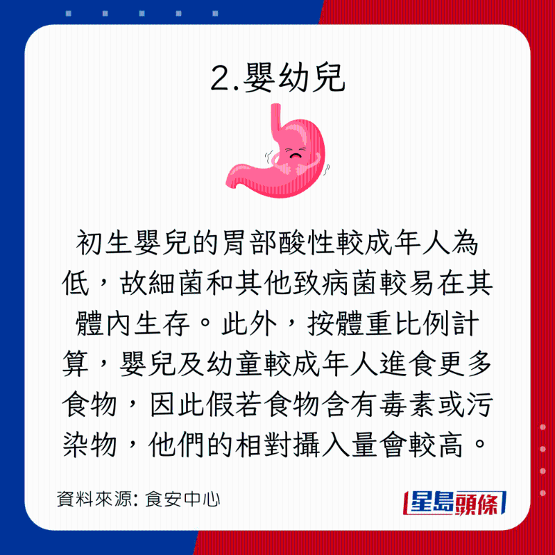 4類人進食生冷食物容易出現健康風險：嬰幼兒