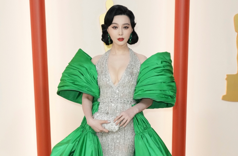 范冰冰現身奧斯卡。(圖/美聯社)