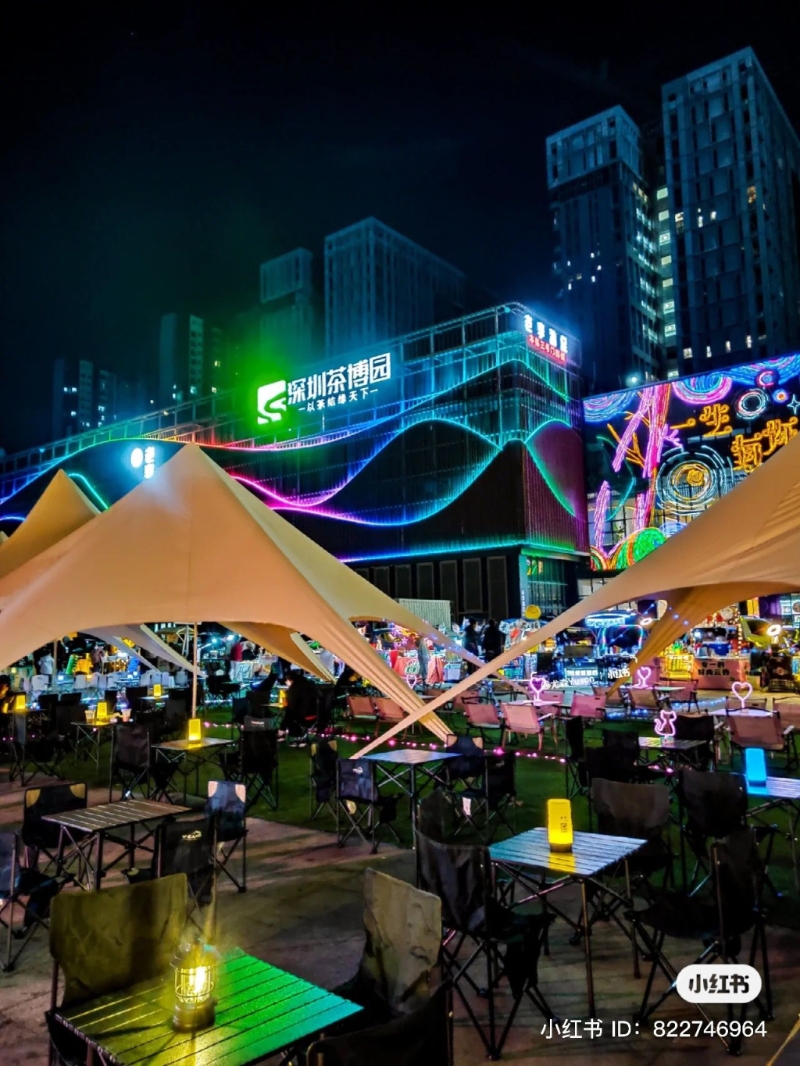 深圳人氣夜市4：龍崗區茶博園