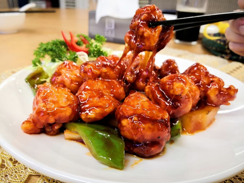 拔絲咕嚕蝦肉 拔絲咕嚕蝦肉