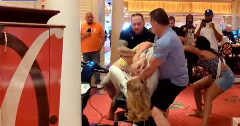 美國賭城“捉小三”視頻瘋傳