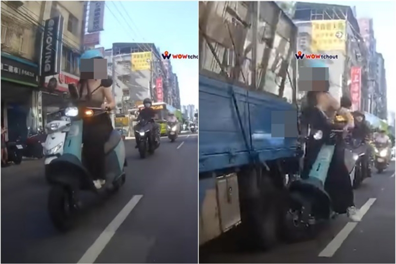 臺灣辣妹重摔倒地 臺灣辣妹重摔倒地