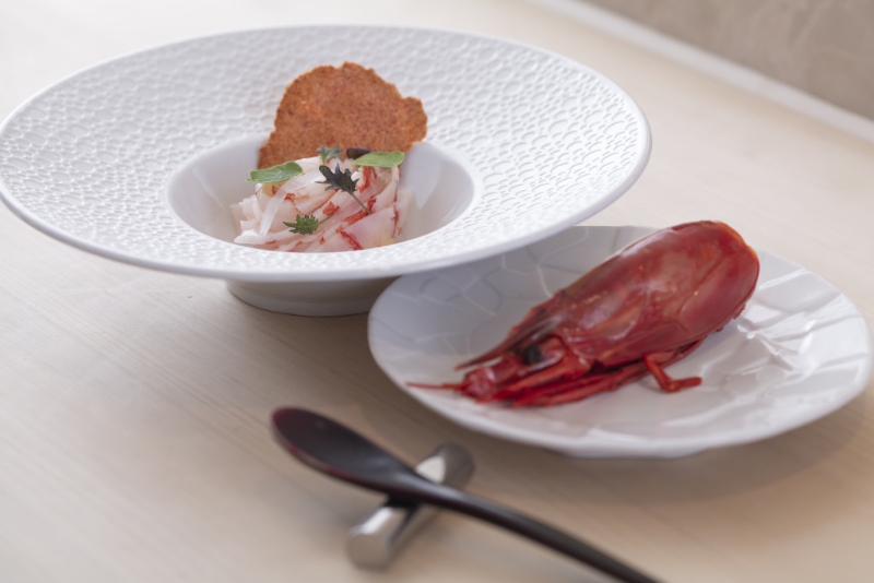 西班牙紅蝦意大利刺身薄切
