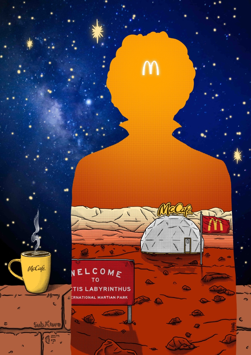 Ernest部分作品受到超現實主義畫家馬格里特的畫風啟發。