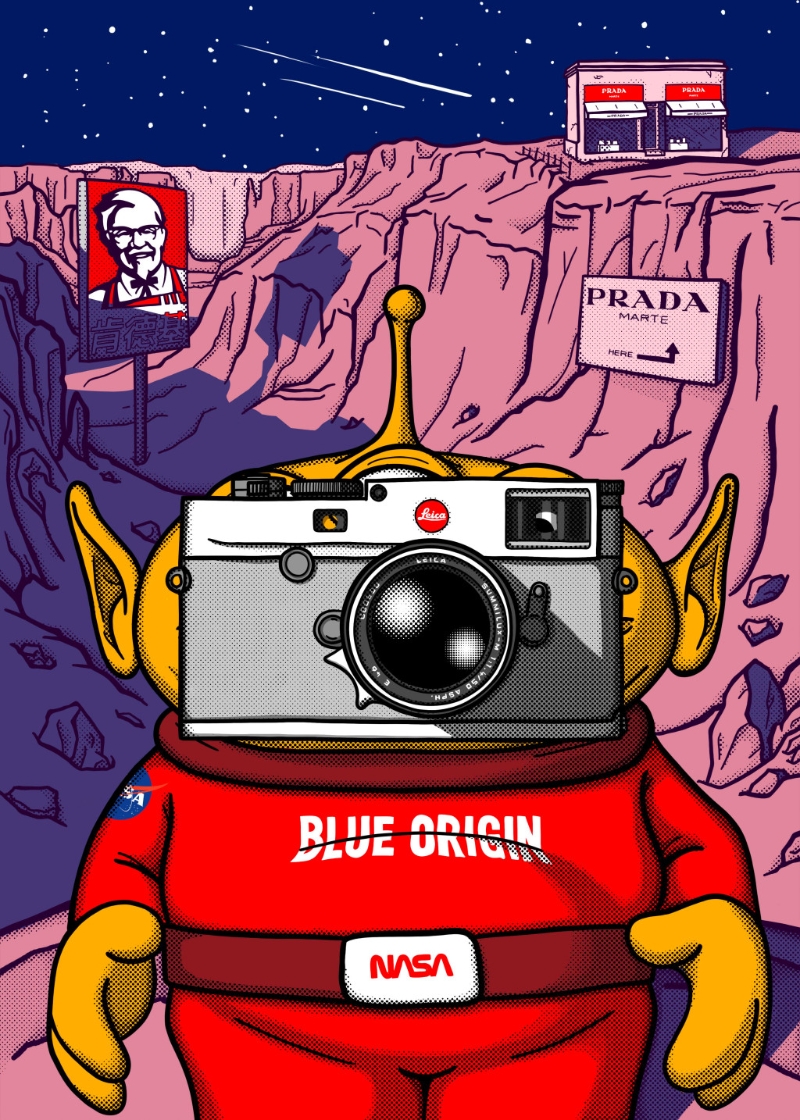 人類即使移民到火星，仍繼續過著與地球無異的生活。