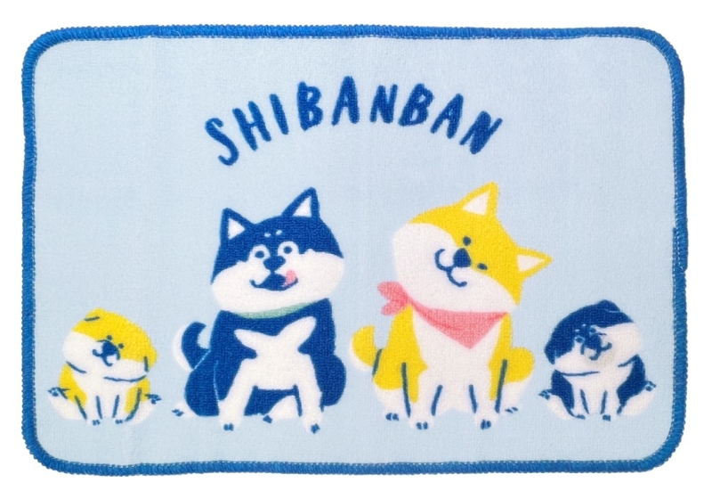 微笑柴犬地毯HK$80,Y。