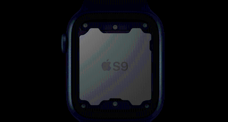 采用S9芯片，性能大幅提升，并提供全日電量。 新芯片可以叫Siri做更多功能，并有更好聽寫預測。