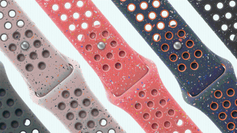 Nike合作推出聯乘表帶。