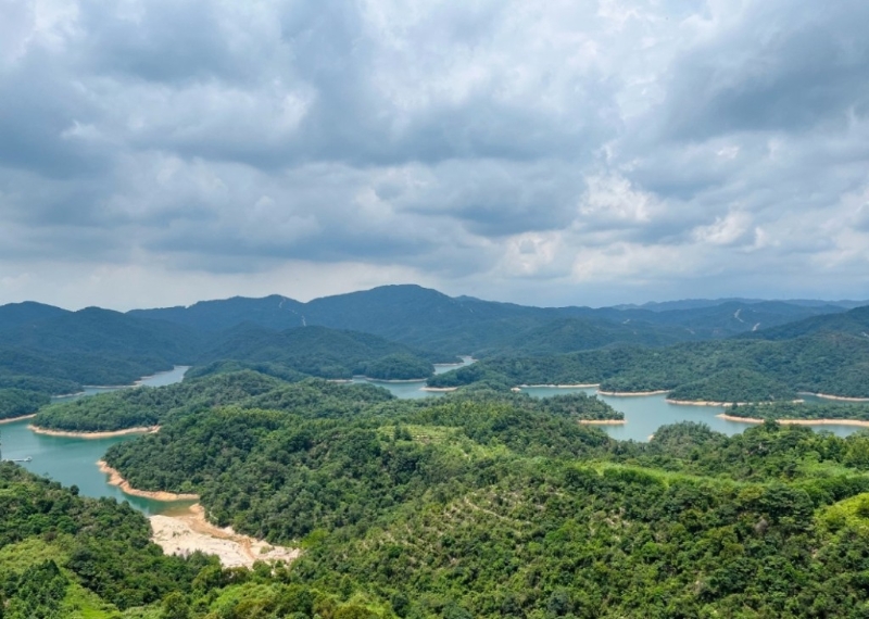 廣州推介2023｜3. 九龍湖　生態園環境優美。(圖：微博@Chen-曉曉2000)