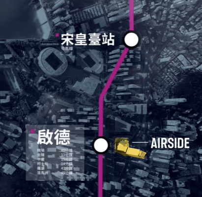 緊鄰啟德港鐵站，還與多條高架行人道和天橋相連，提供方便快捷的交通連接。