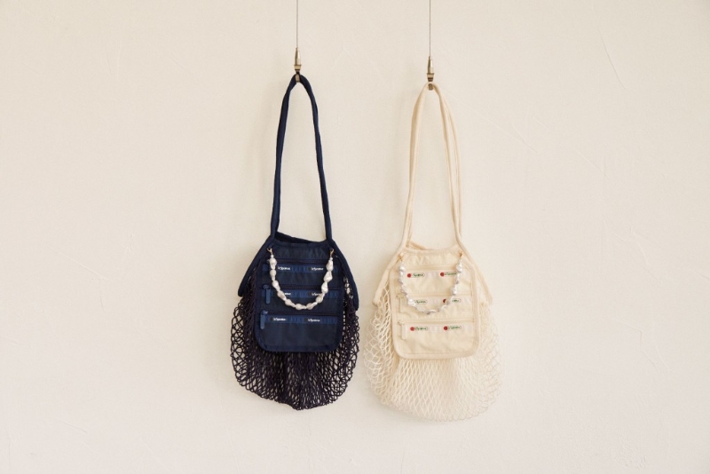 Net Pearl網袋、$1,280至$1,480、LeSportsac。