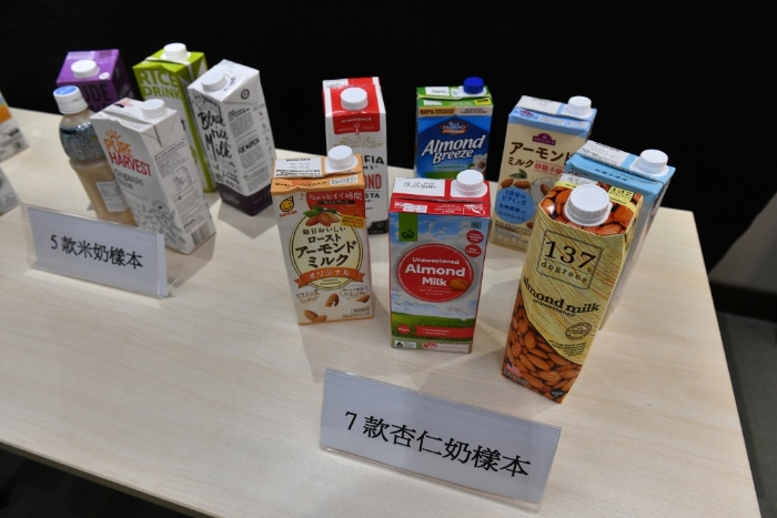 7款杏仁奶樣本 7款杏仁奶樣本