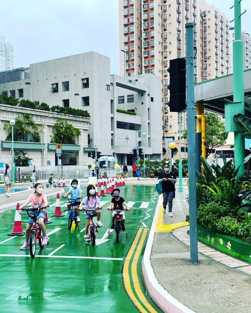 沙田交通安全公園 模擬真實道路環境 沙田交通安全公園 模擬真實道路環境