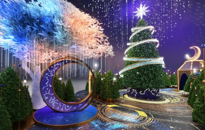 以星座為主題，打造6大魔幻星空主題場景。