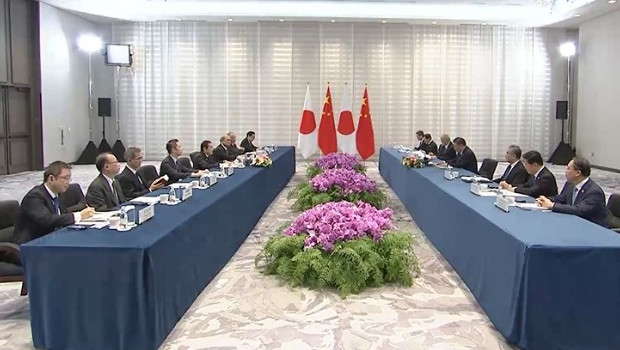 中日峰會現場。