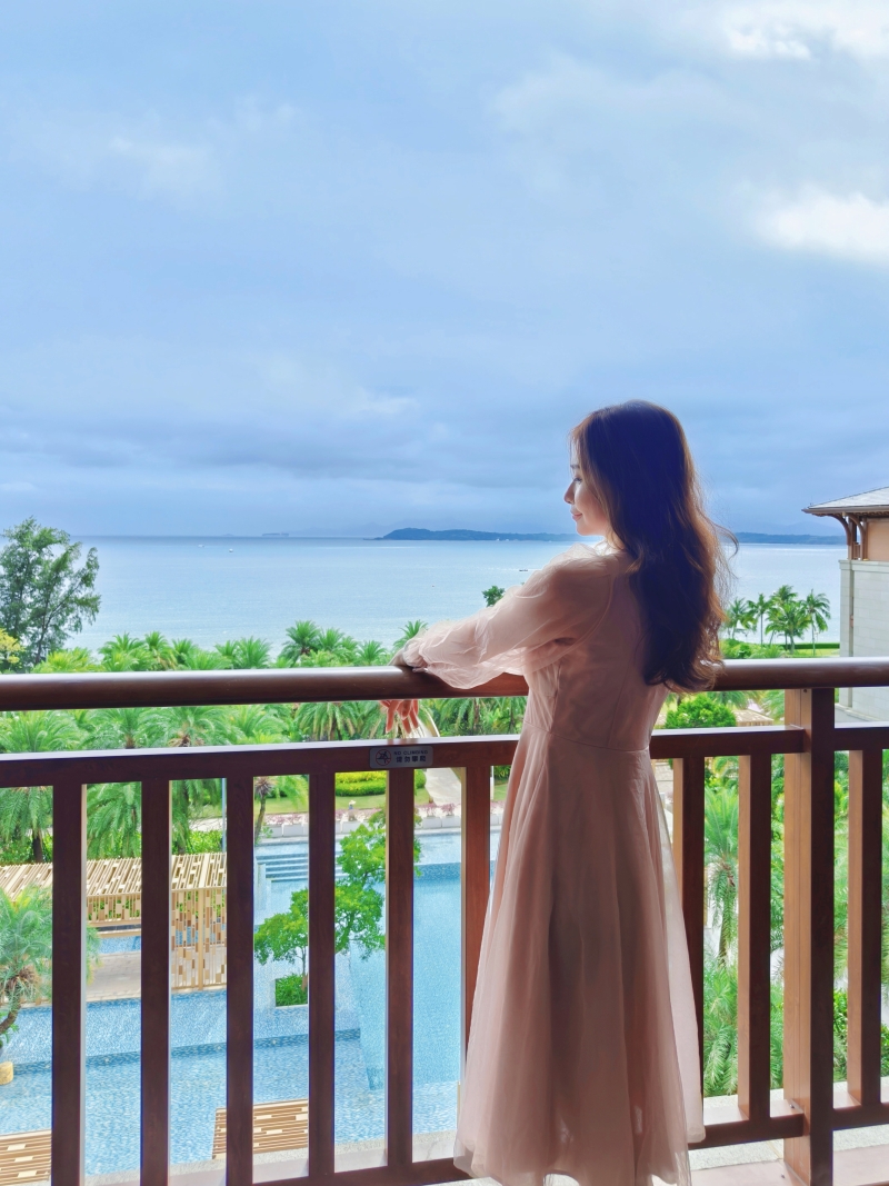 在房間內就可欣賞到海天一色的美景 在房間內就可欣賞到海天一色的美景