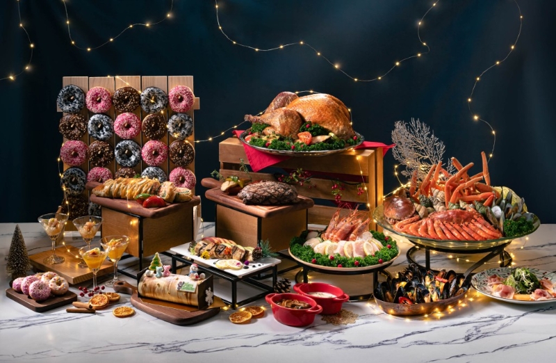 富豪九龍酒店——雅廊咖啡室，冬甩奇幻圣誕自助餐 75折預購優惠