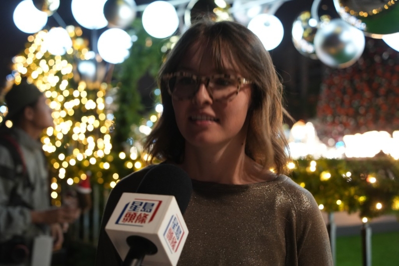 Shelby最喜歡香港的點心。 吳艷玲攝