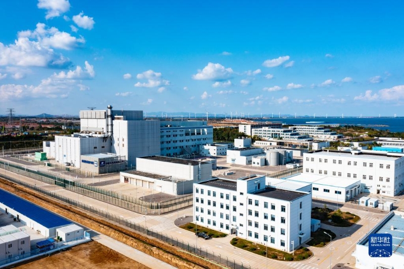 華能石島灣高溫氣冷堆示范工程外景（資料照片）。新華社