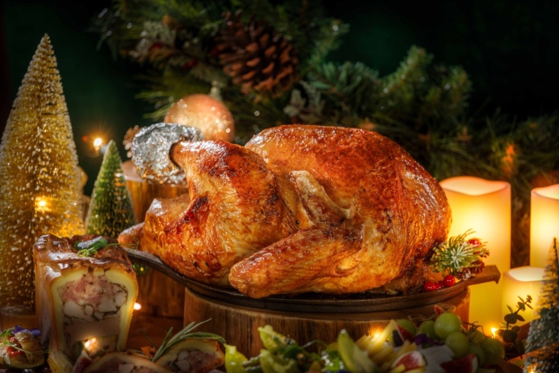 千禧新世界香港酒店Café East的圣誕自助餐——燒圣誕火雞