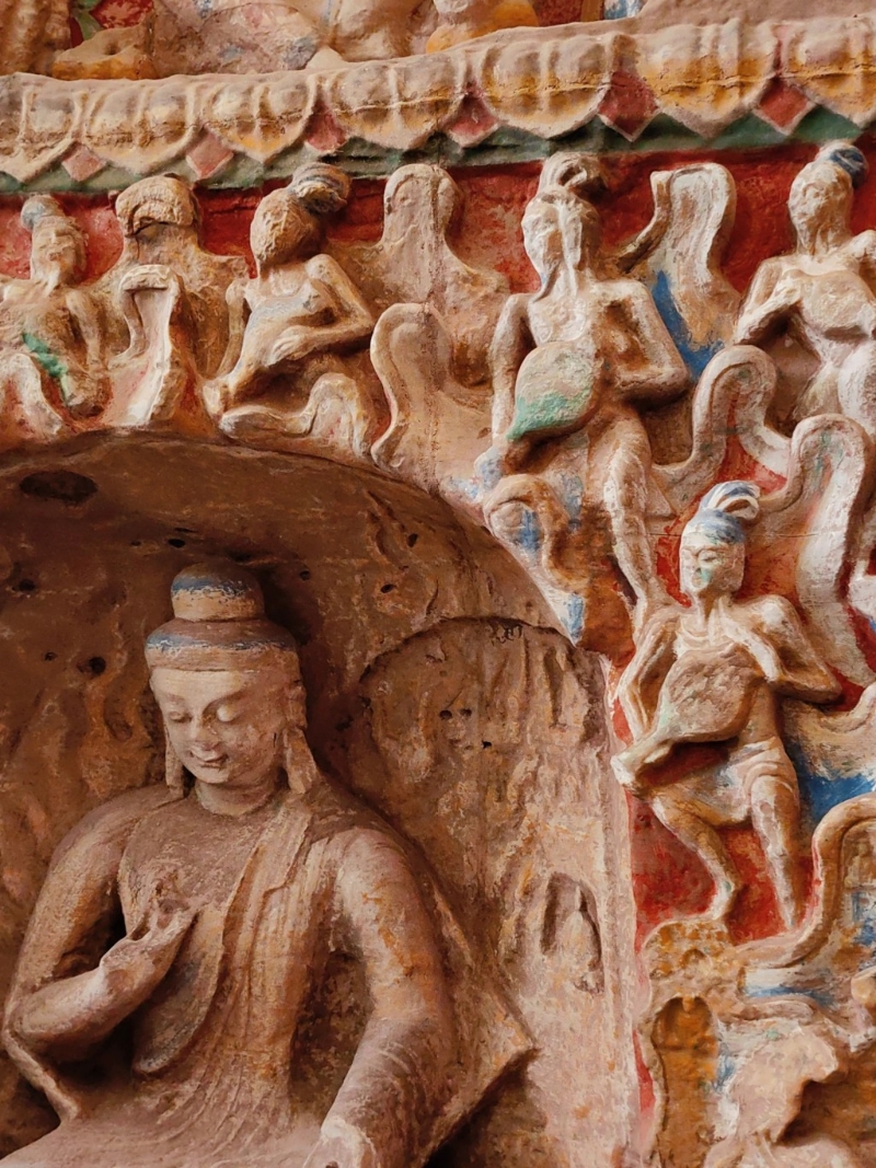 被列為“世界文化遺產”的云岡石窟位(圖片來源:小紅書) 被列為“世界文化遺產”的云岡石窟位(圖片來源:小紅書)