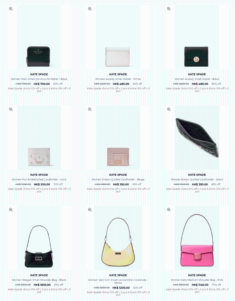 Kate Spade手袋銀包開倉優惠低至2折 Kate Spade手袋銀包開倉優惠低至2折