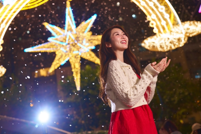 聖誕好去處2023︳5大夢幻飄雪匯演打卡商場！灣仔利東街聖誕「The Wishing Stars」 夢幻飄雪匯演（圖片來源：灣仔利東街）