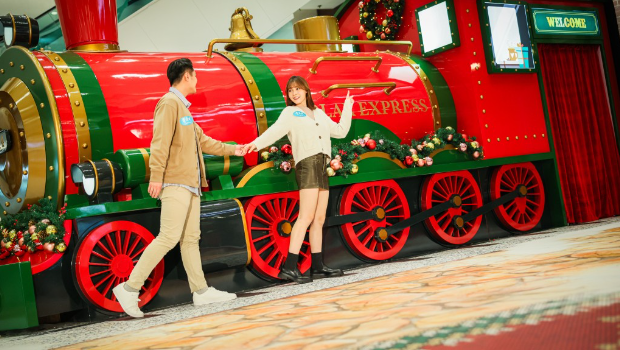 青衣城“‘幻’影北極列車站” 青衣城“‘幻’影北極列車站”