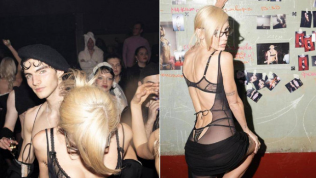 俄羅斯網紅伊夫列耶娃（圖右）主辦這場廣受批評的派對。