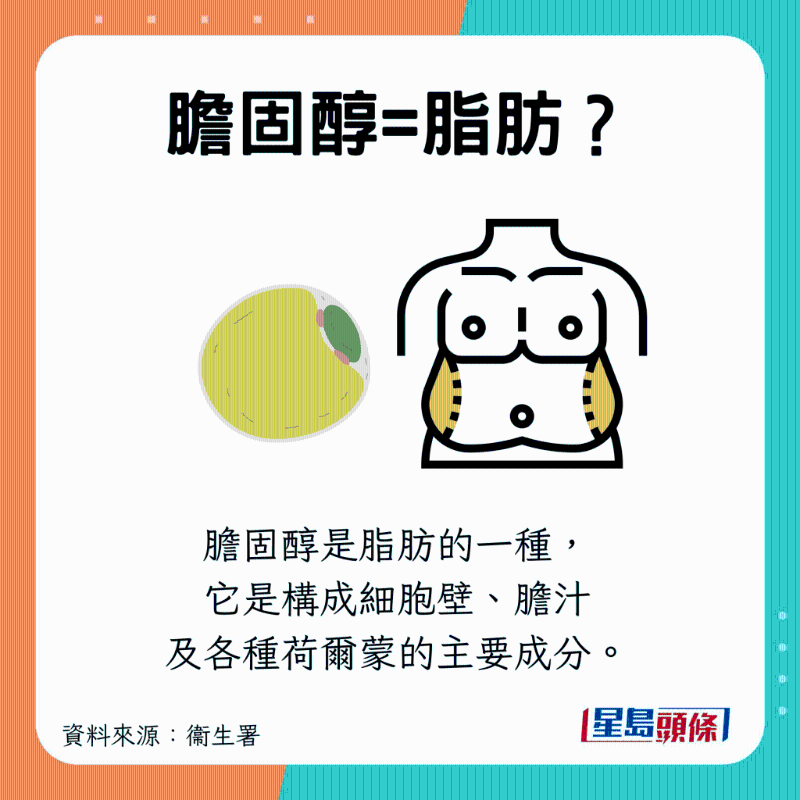 膽固醇是脂肪的一種