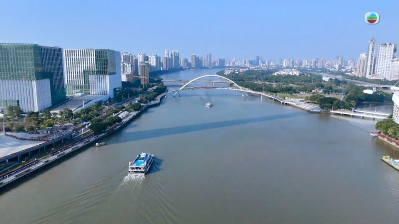 廣州荔灣區一帶景色優美。