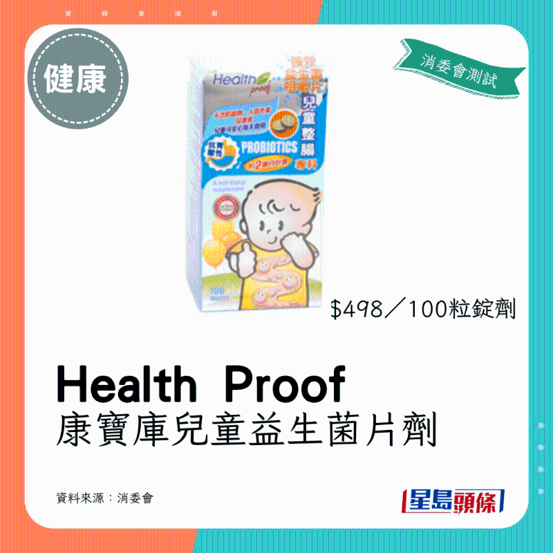 Health Proof 康寶庫兒童益生菌片劑