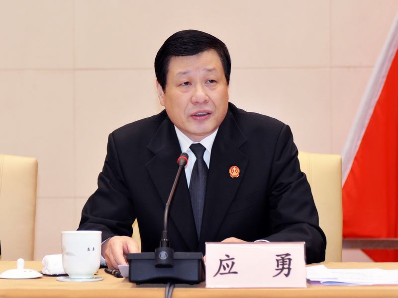 最高檢檢察長應勇。