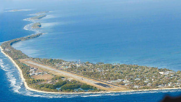 吐瓦魯面臨遭海水淹沒危機。