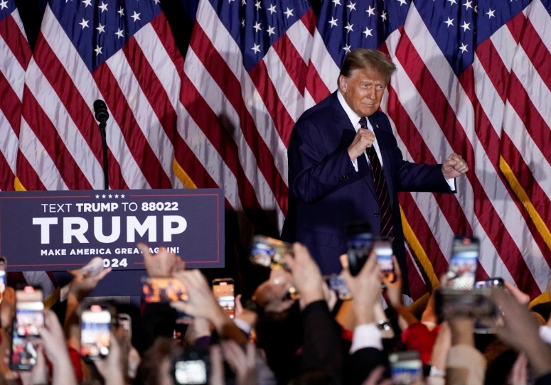 特朗普在新罕布什爾州的共和黨初選勝出 特朗普在新罕布什爾州的共和黨初選勝出