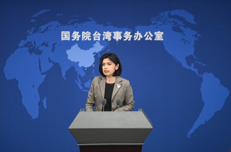 國臺辦發言人朱鳳蓮。 新華社資料圖