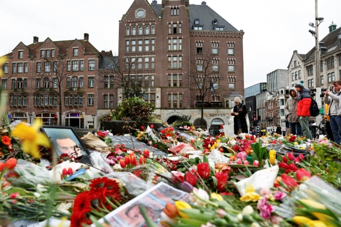 支持者留下的鮮花 支持者留下的鮮花