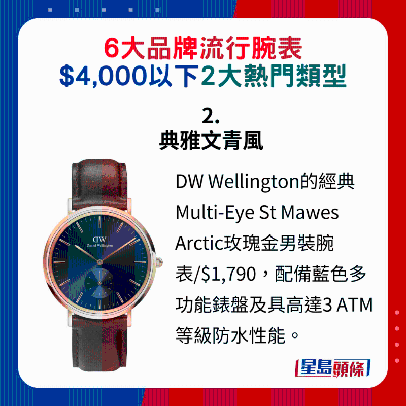 2. 典雅文青風:DW Wellington的經典Multi-Eye St Mawes Arctic 2. 典雅文青風:DW Wellington的經典Multi-Eye St Mawes Arctic