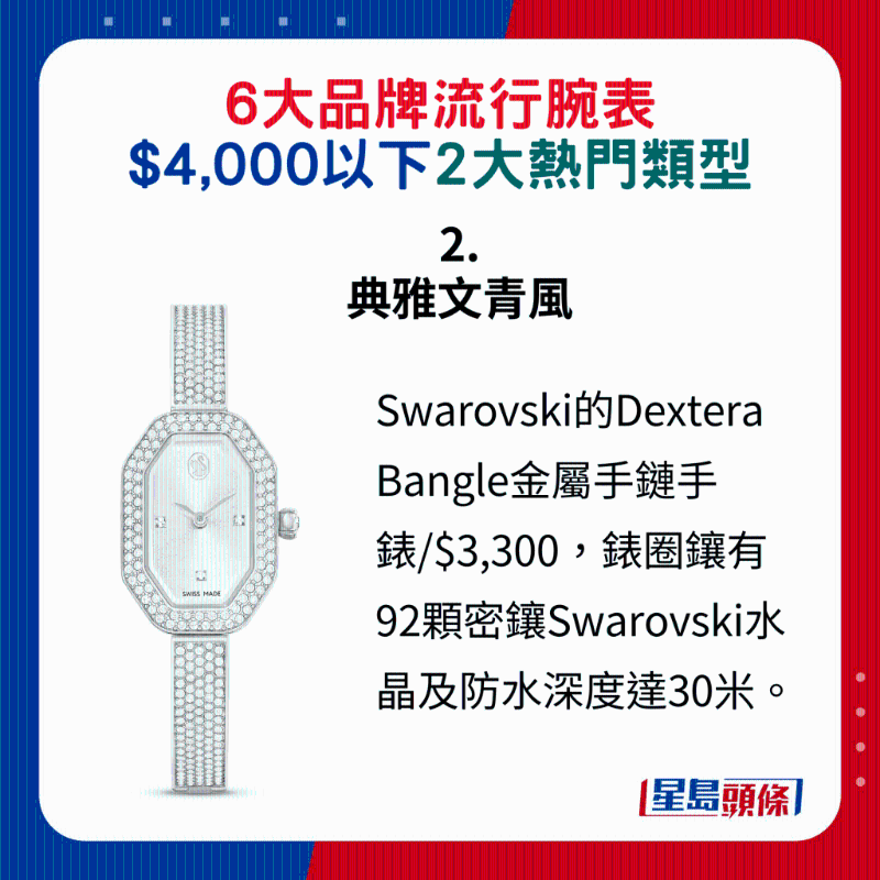 2. 典雅文青風:Swarovski的Dextera Bangle 2. 典雅文青風:Swarovski的Dextera Bangle