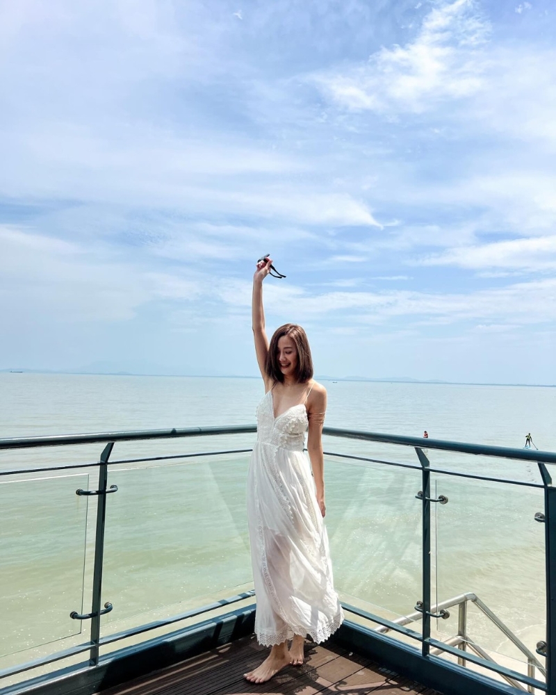 朱智賢再分享靚相。