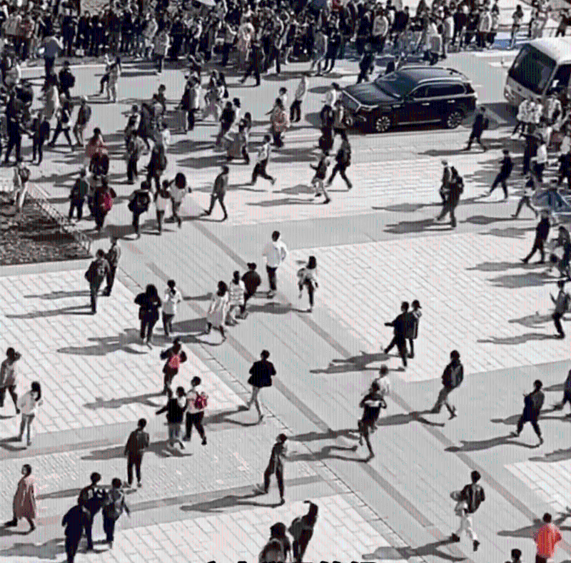 學生追車道別 學生追車道別