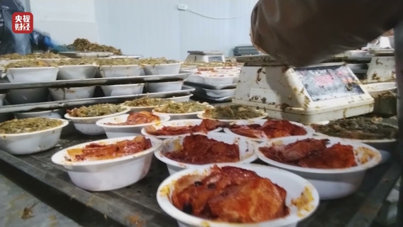 經烹調后已無法看出槽頭肉。 （圖片來源：央視網）