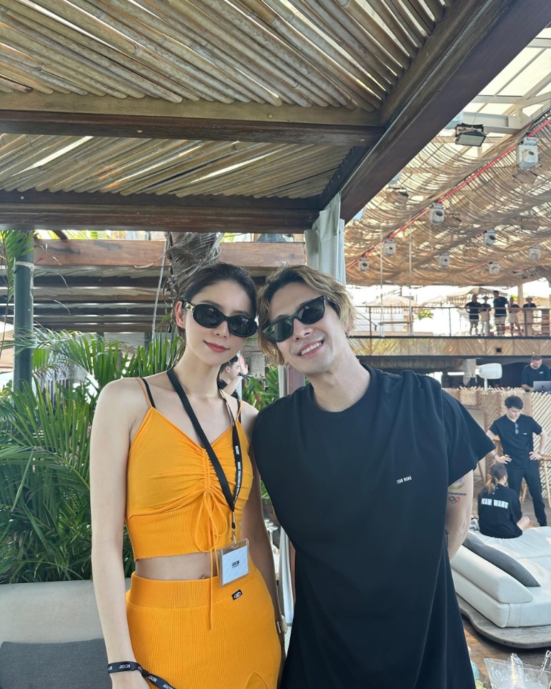 林峯老婆獨自去布吉狂歡？2