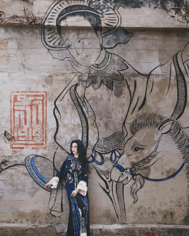 范冰冰近日到泰國工作。