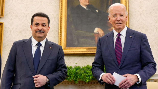 拜登見伊拉克總理 拜登見伊拉克總理