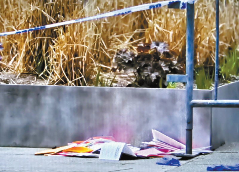 曾徘徊法院外，去年被拘捕3次