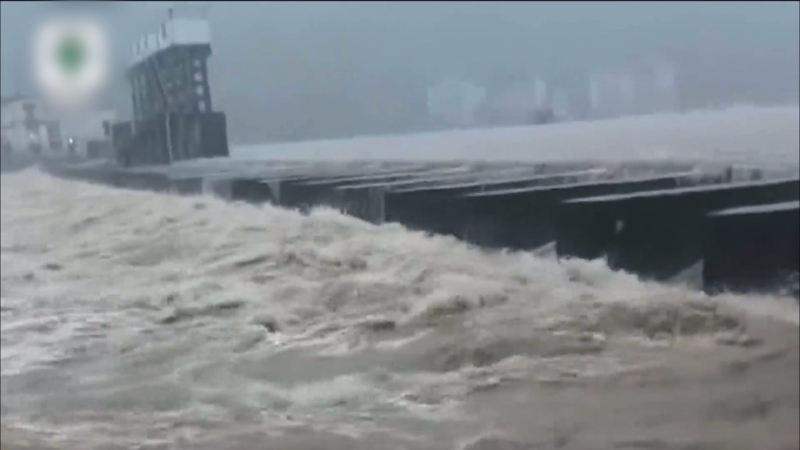 清遠多條江河水位超越警戒線。