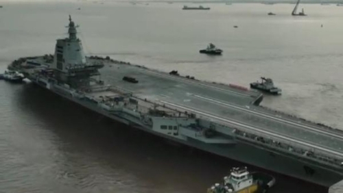 福建艦側身 福建艦側身